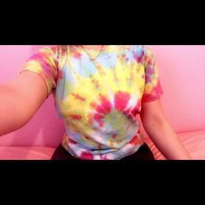Handmade Tie Dye Shirt Size Youth Large (Adult S)